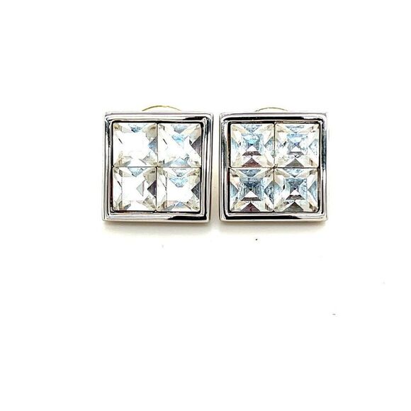 COPY - Square Cz Earrings - Picture 1 of 6